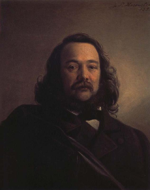 Johann Peter Hasenclever Ferdinand Freiligrath oil painting picture